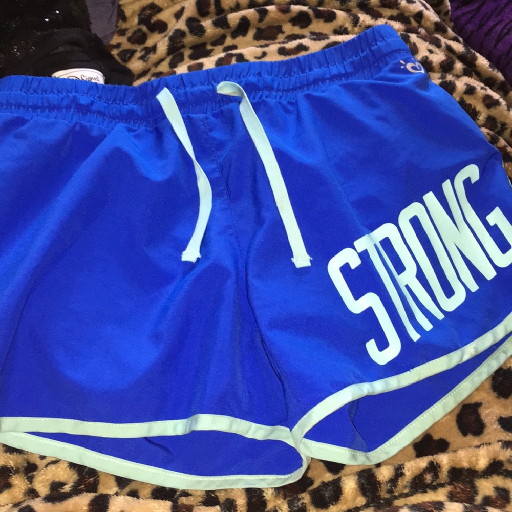 Blue shorts